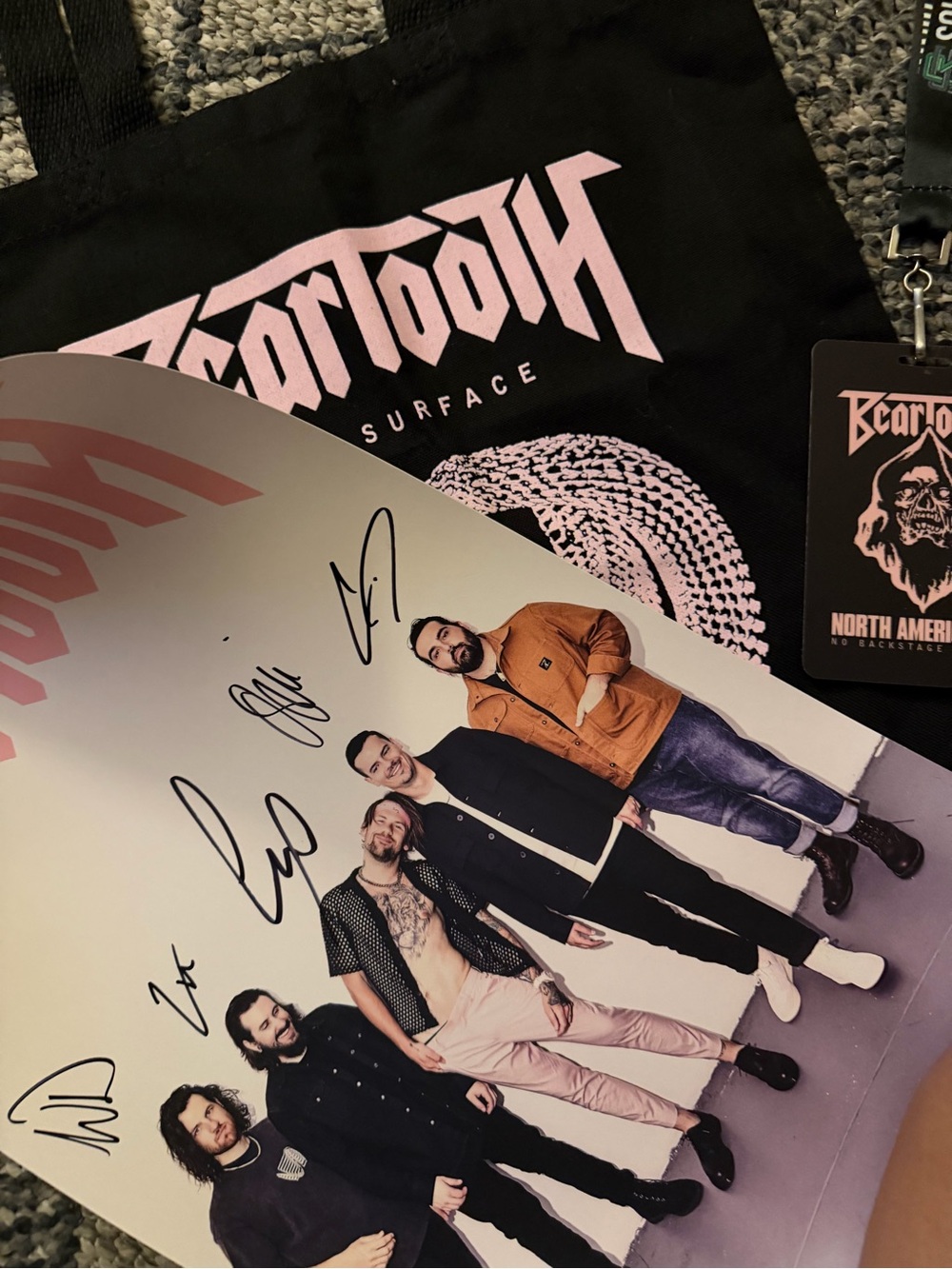 Beartooth Band VIP Tour Bundle- The Surface